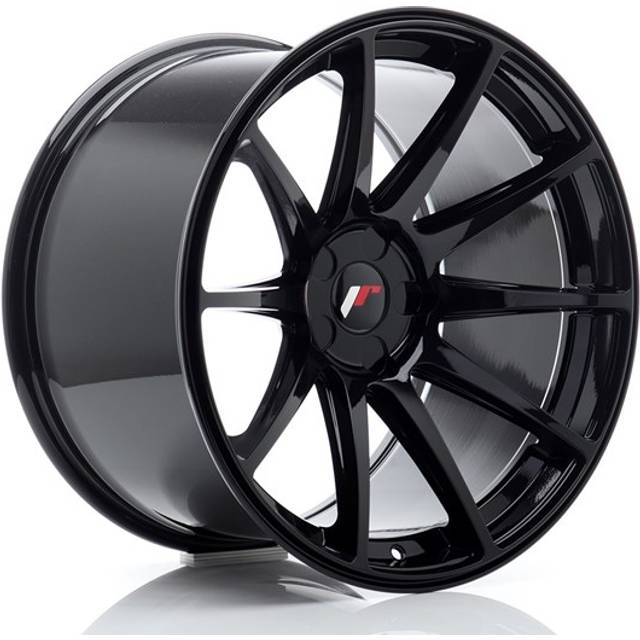 Japan Racing JR11 Gloss Black 11X19 5/108 ET15-25 CB72,6