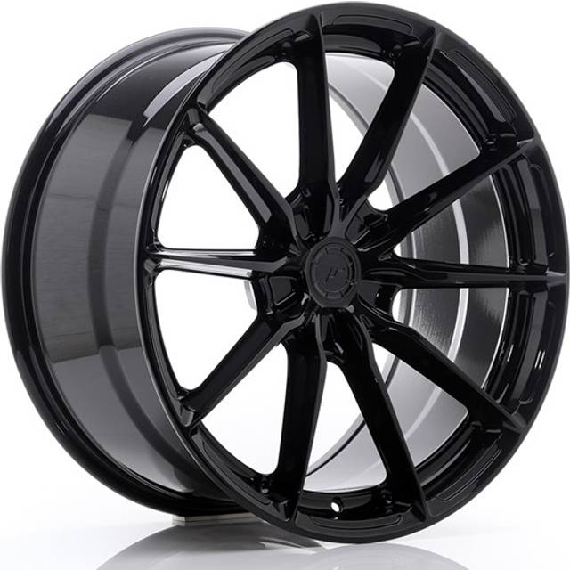 Japan Racing JR37 Gloss Black 10X20 5/112 ET45 CB66,6