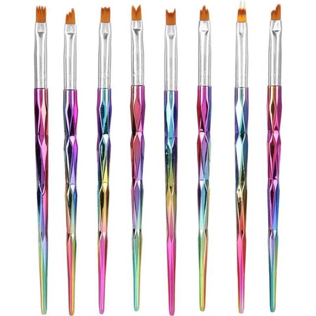 Nail Art French Pen  Manicure Brush  8Pcs Nail Art Brushes Tool  Different Sizes And Shape  Suitable For Nail Brushes Nail-Brushes For Profe