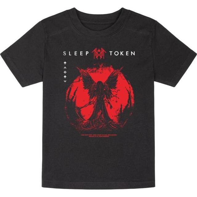 Sleep Token Metal Kids - Red Reaper Angel T-Shirt black - 4 Years