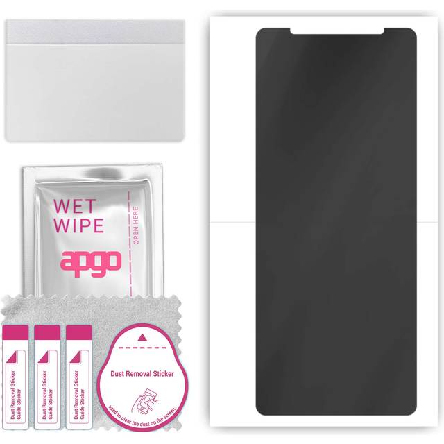apgo Hydrogel Privacy Matte Screen Protector for Sony Xperia PRO, Anti Spy, Hydrogel Film, Flexible, Soft TPU with positioning layer easy installation