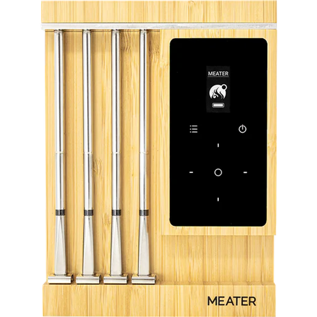 MEATER Pro XL Smart Meat Thermometer - Honey & Bamboo, Yellow,Black