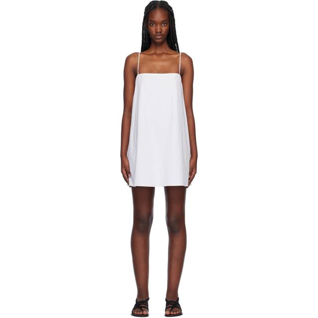 Matteau White Square Cami Minidress - White - 4