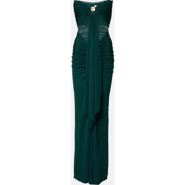 Bezel Quartz Disconnect Dress in Evergreen - 6 US