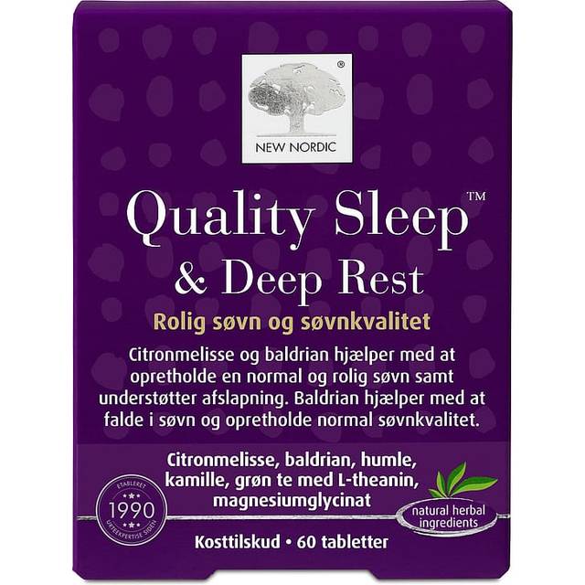 New Nordic Quality Sleep Deep Rest - 60 tabletter