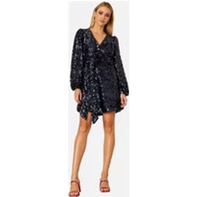 Dorothy perkins womens/ladies sequins wrap mini dress dp1206