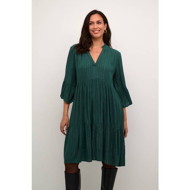 KAFFE Kaliv Dress |Grön |34