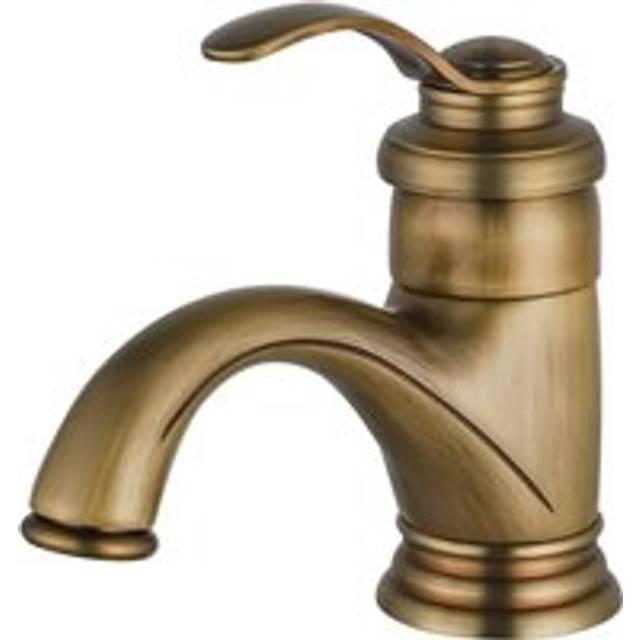 Single Handle Basin Faucet, Antique Bathroom Faucet, Single Handle Retro Basin Faucet, Single Handle Basin Tap, Nostalgic Brushed Brass Bathroom