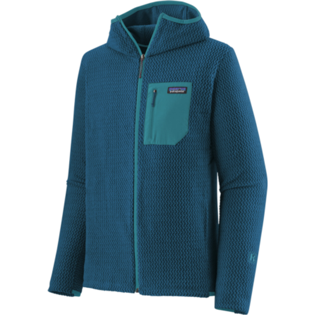 Patagonia Mens R1 Air Full-zip Hoody (Blå (LAGOM BLUE) Small)