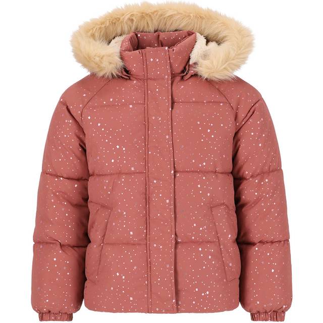 Children's Zigzag Alya Puffer - Rose - 6 years