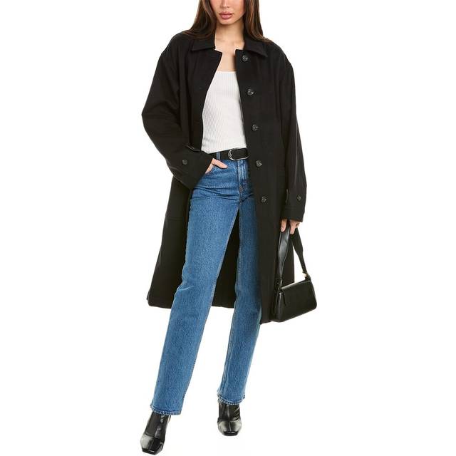 Helmut Lang Mac Wool & Cashmere-Blend Coat