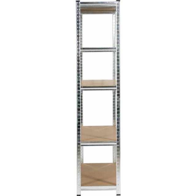 5 Bays|180x120x40cm |Galvanised |Boltless Garage Shelving Unit |1000kg