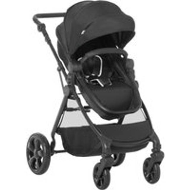 HOMCOM 2 in 1 Lightweight Pushchair - Black | TJ Hughes