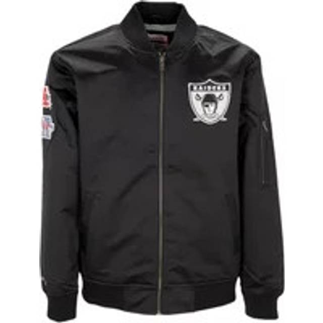 Jacket Mitchell & Ness Nfl Lightweight Satin Bomber Vintage Logo Raiders Black XL (XL)