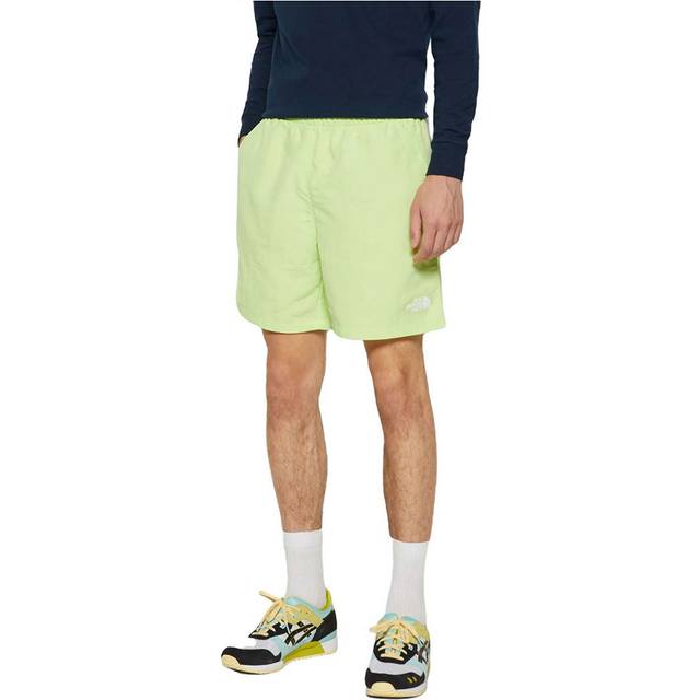 The North Face, Beachwear, male, Green, S, Green Swim Shorts with Mesh Lining