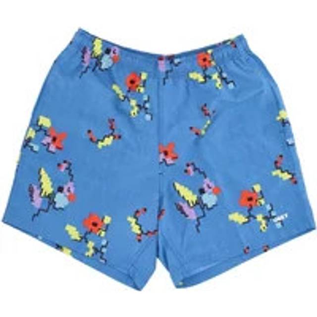 Obey, Shorts, Herr, XL, Nylon, Blå Multi Digital Print Herr Shorts - blue (XL)