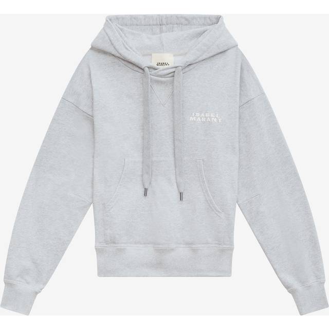 Isabel Marant Women's Sylla Cotton Hoodie in Grey | Size 40 | 24PSW0102FAA2M41I Color 02GY (40)