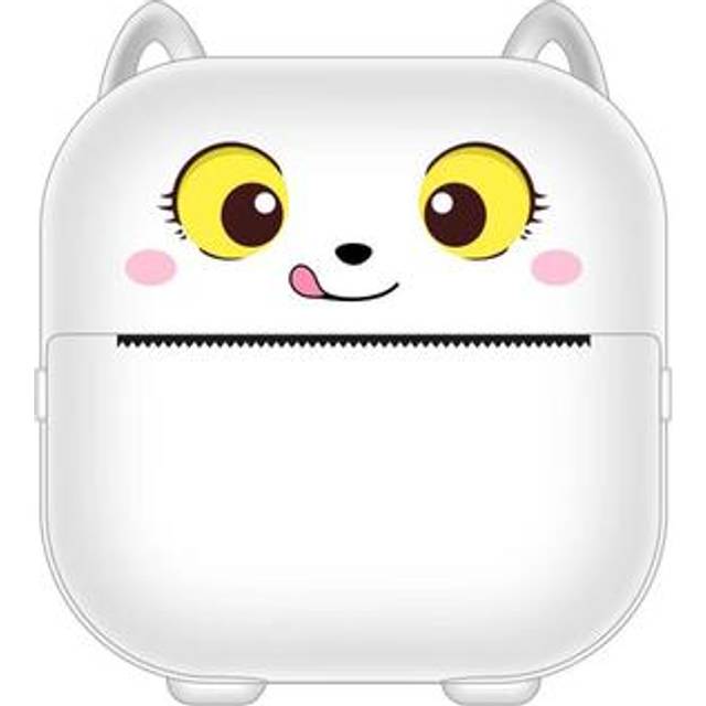 X15 Mini termisk skrivare med söt katt - i fickformat och bärbar