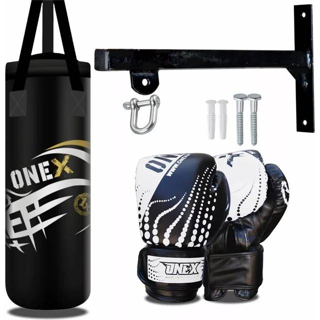 2ft Boxing Bag Kids Filled Punching Kickboxing Hanging Training Set