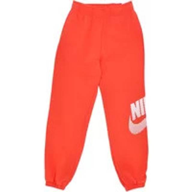Nike, Sweatpants, female, Red, XS, Dance Fleece Oversized Tracksuit Trousers