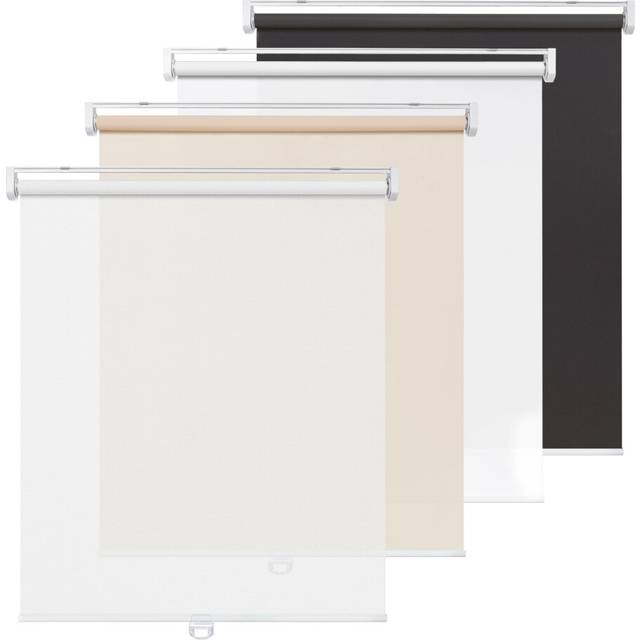 LazBlinds No Tools No Drill Cordless Roller Shades  Light Filtering Roller Blinds for Windows  Thermal Insulated UV Protection Roll Up Window Blinds a