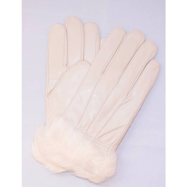 LADIES FASHION LUXURY WOMEN GLOVES SOFT LEATHER WINTER DRIVING WARM FUR GLOVES