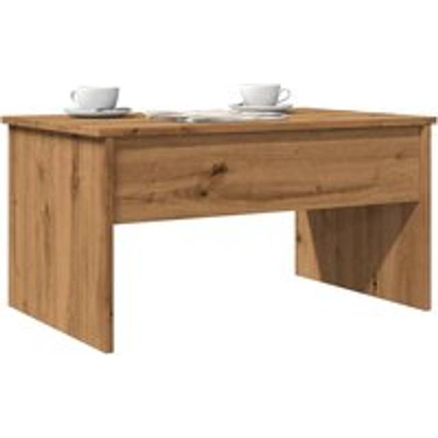 Coffee Table Artisan Oak 80x50.5x41.5 cm Engineered Wood - Brown - One Size