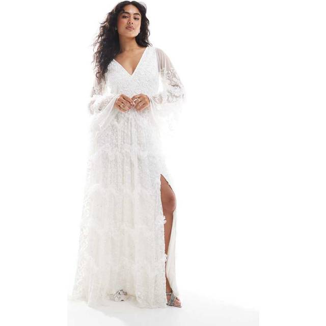 Maya Deluxe Embellished Frill Maxi Dress