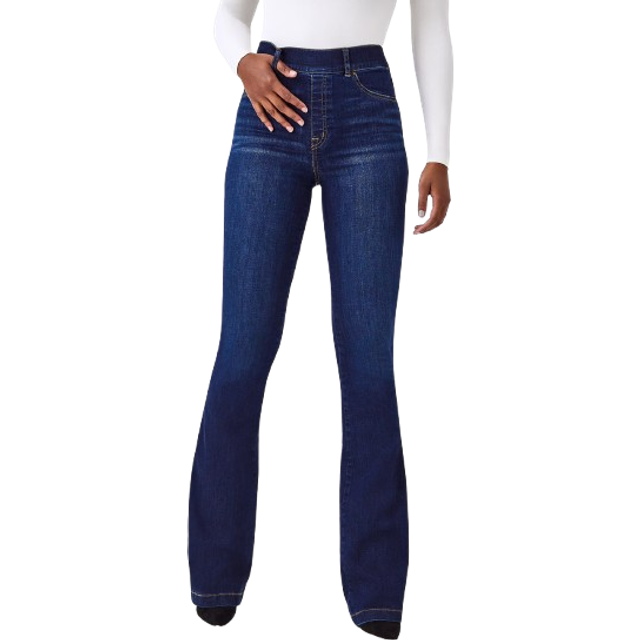Spanx Flared Demin Jeans, Midnight Shade