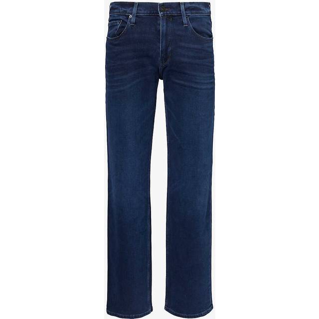 Paige Mens Jenkins Doheny Flare Straight-leg Regular-fit Stretch-denim Jeans 28