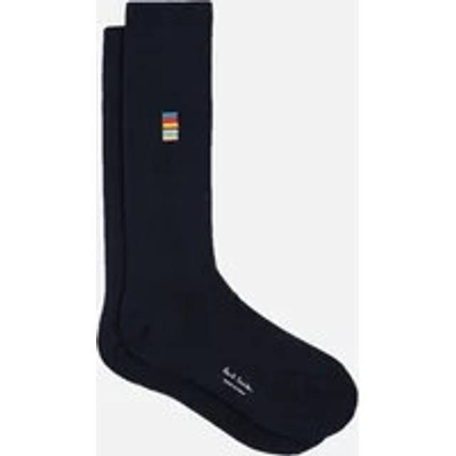 Men's Paul Smith Alfie Signature Embroidered Socks 47 Navy - Black - Size: 15/8.5/15.5/9/16/14/6.5/7/7.5/14.5/8/12/5.5/12.5/6/13/13.5/10.5/4/11/4.5/1