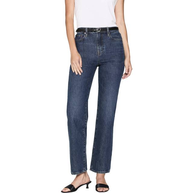 Frame Le Jane High Rise Ankle Wide Leg Jeans in Kirk