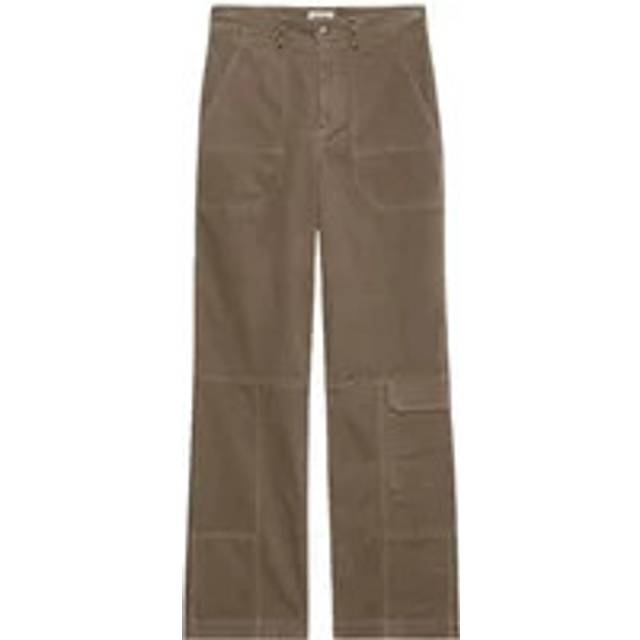 Zadig&voltaire Womens Latte Pepper Wide-leg Organic-corduroy Trousers 30 - LATTE