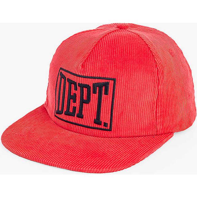 Gallery Dept Mens Red Gym Logo-embroidered Cotton Cap 1 Size - RED