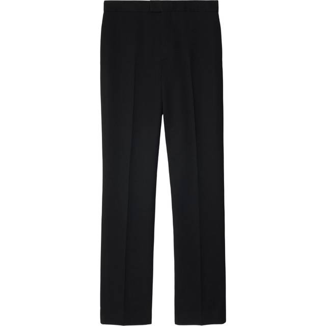 Burberry - wool tuxedo trousers - men - Wool - 46 - Black