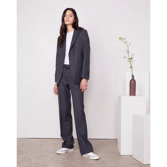 Veste charlene - 34 - Officine Générale Laine Pinstripe Italienne (Taille 34)