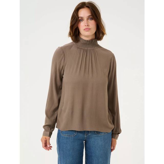 KAFFE Trine Smock Neck Top