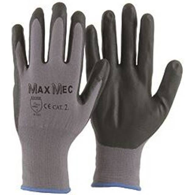 Max Mec Mekanikerhandskar Svart/Grå, Stl. M (M)