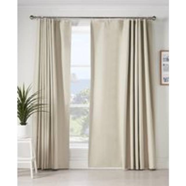 Curtain Linings 100% Blackout : Heavyweight, Thermal Insulation for Energy Savings - Cream - 104cm width x 178cm drop