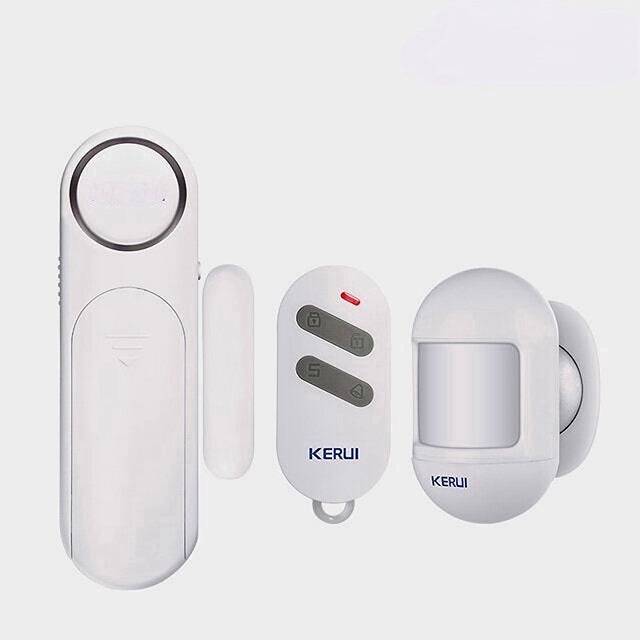 (Set 2) Wireless Door Windows Sensor Alarm Anti-Theft Smart Remote Control For Kids Cabinet Safety Home Security