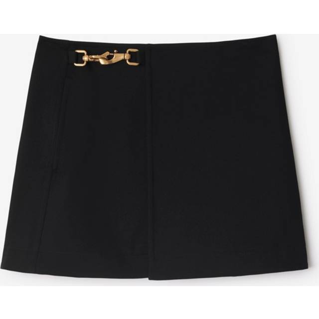 Burberry Wool Mini Skirt - Black - 08