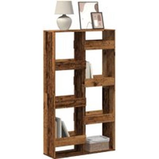 Bookcase Old Wood 100x33x175 cm Engineered Wood - Brown - One Size