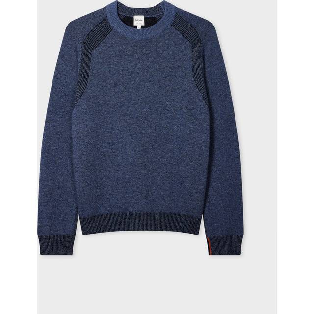 Paul Smith Dark Blue Lambswool Crew Neck Sweater - XL