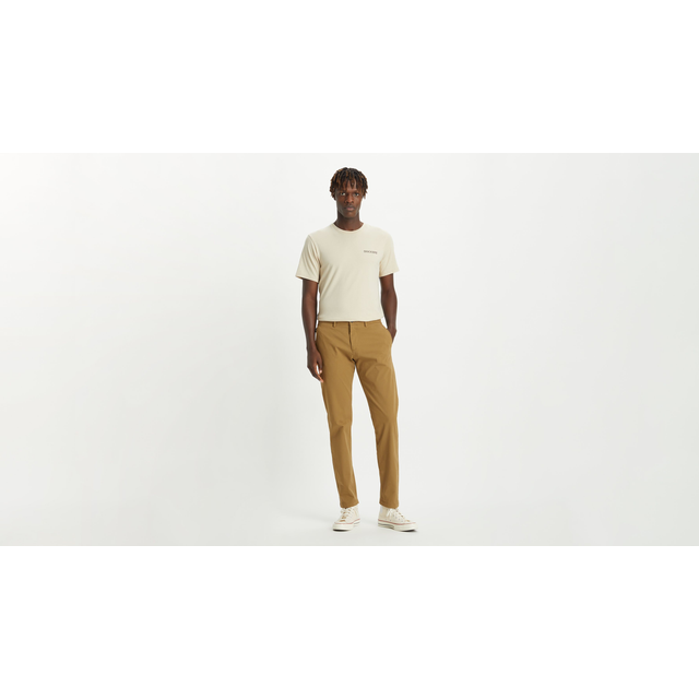 dockers herr Smart 360 Flex Chino Tapered byxor , Ermine, 36W / 36L