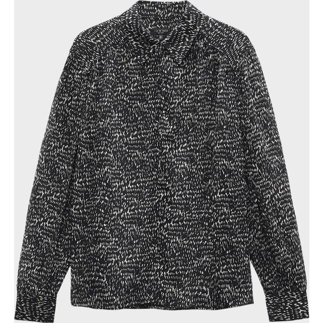 rag & bone Emmy Printed Silk-Blend Top