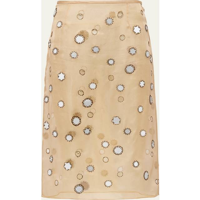 Mirror Disc Organza Midi Skirt - CORDA - 38 IT (2 US)
