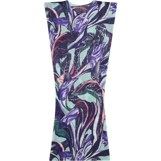 Pleats Please Issey Miyake - Tardivo plissé midi dress - women - Polyester - 3 - Blue