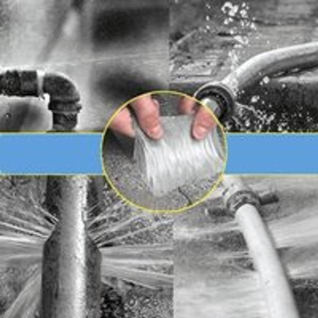 Tape – Extremely adhesive and strong waterproof tape – Effectively stops leaks – Size: 5cm 10m – Silver colour – Self-adhesive