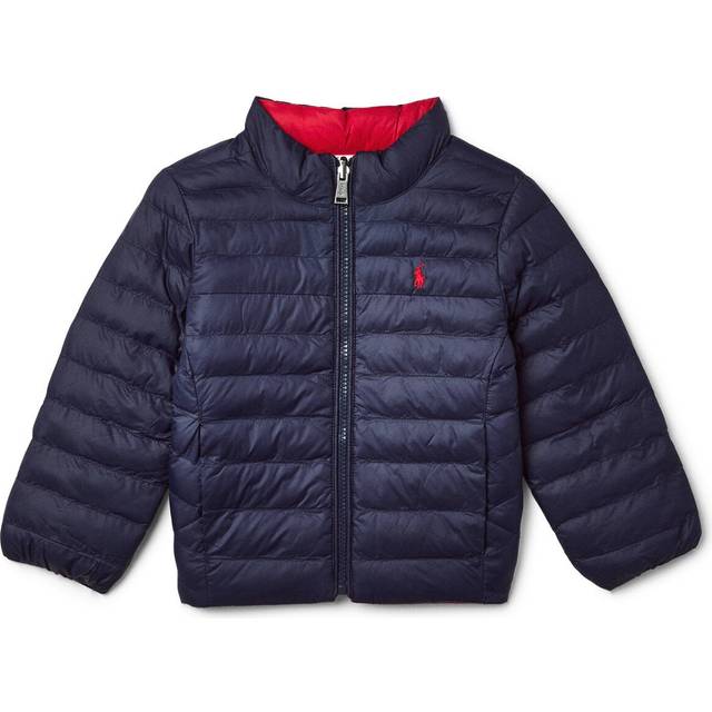 Ralph Lauren Boys Blue & Red Reversible Puffer Jacket - Blue/Red - 18 month