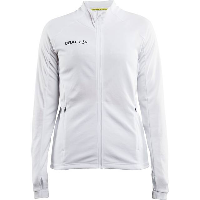 Evolve Fullzip W Träningsjacka, WHITE, Dam, XXL